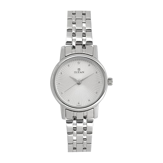 Titan Karishma Revive Analog Silver Dial Women's Watch