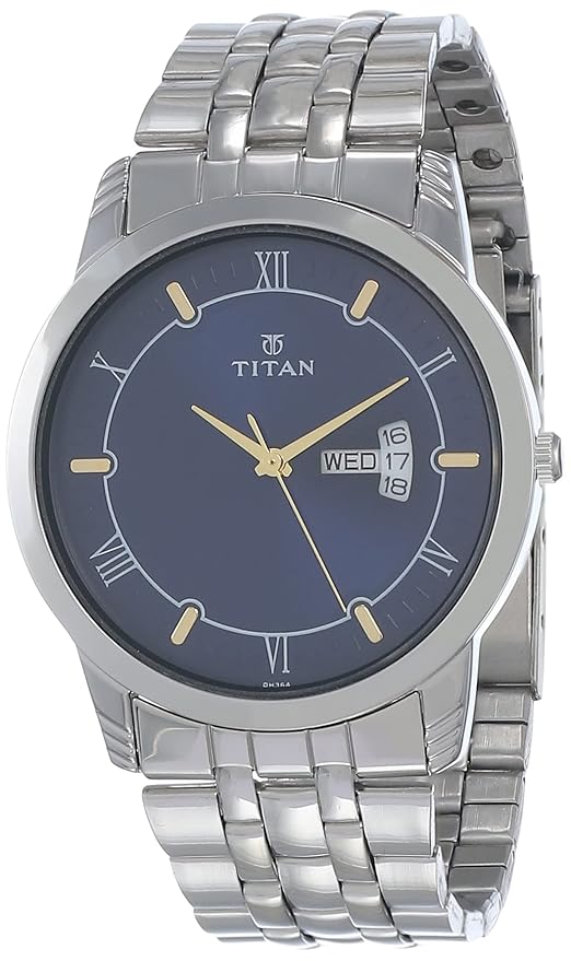 Titan Karishma Analog Blue Dial Men's Watch