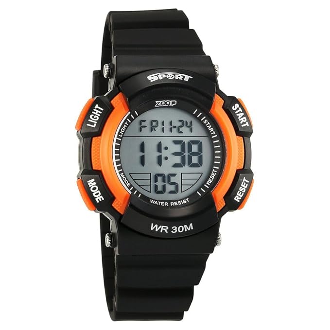 Zoop Digital Dial Black Plastic Strap Watch for Kids thumbnail