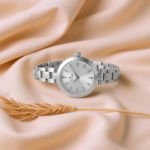 Titan Karishma Analog Silver Dial Women's Watch thumbnail