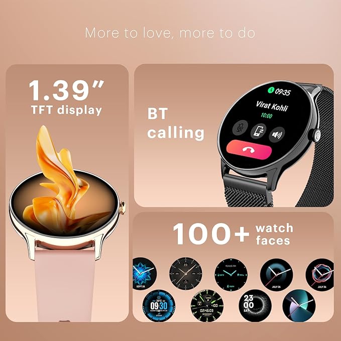Noise Twist Go Round dial Smartwatch with BT Calling, 1.39" Display,  thumbnail