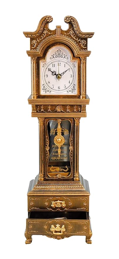 Grandfather clock with well known melody is played decorative item Comes with a pendulum thumbnail